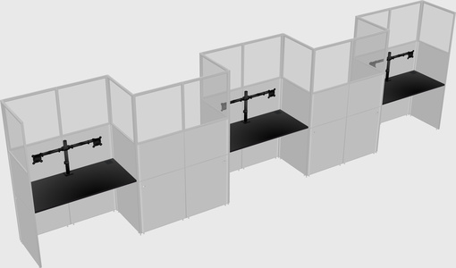 Cabines rectangulaires