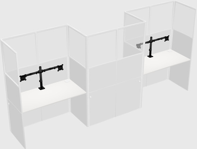 Cabines rectangulaires