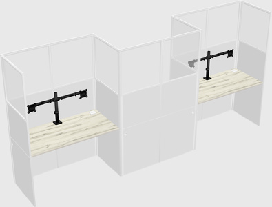 Rectangular cubicles