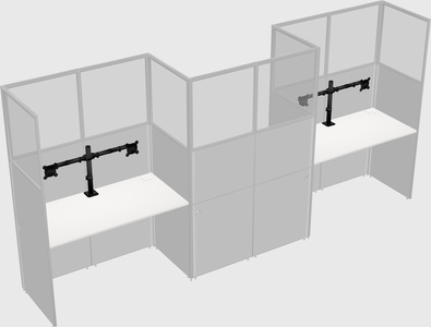 Rectangular cubicles