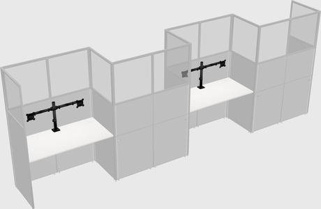 Rectangular cubicles