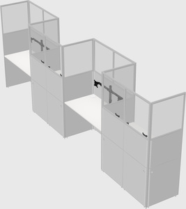 Rectangular cubicles