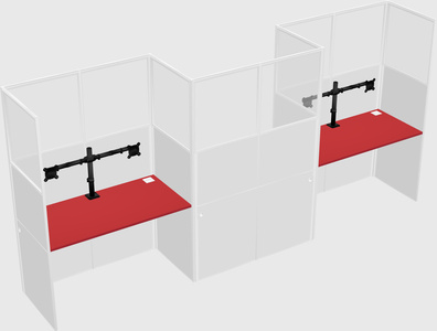 Rectangular cubicles