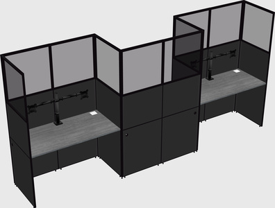 Rectangular cubicles