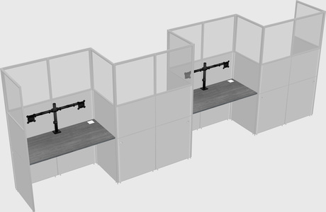 Rectangular cubicles