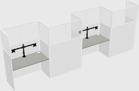 Rectangular cubicles