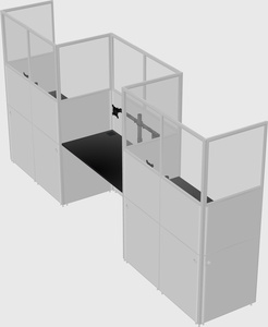 Rectangular cubicles