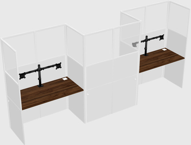 Rectangular cubicles