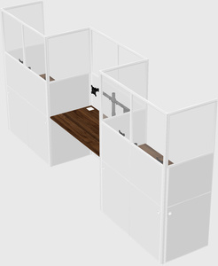 Rectangular cubicles