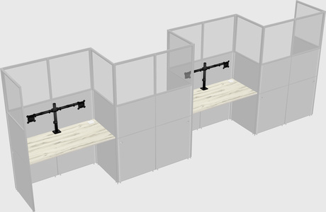 Rectangular cubicles