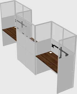 Rectangular cubicles