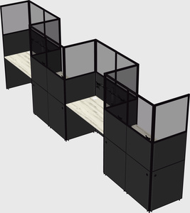 Rectangular cubicles