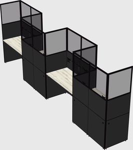 Rectangular cubicles