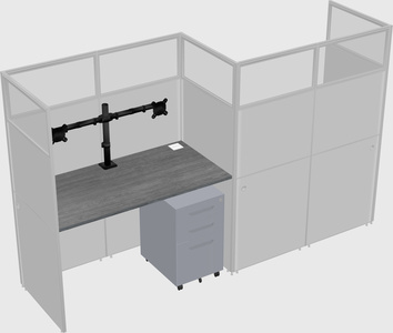 Rectangular cubicles