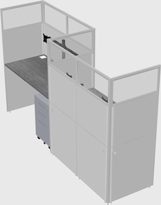 Rectangular cubicles
