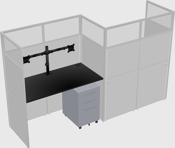 Rectangular cubicles