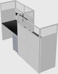 Rectangular cubicles