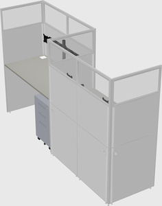 Rectangular cubicles