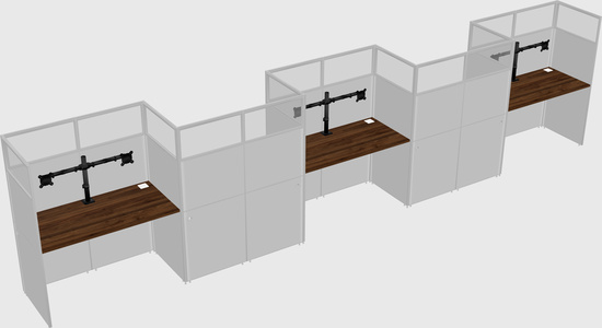 Rectangular cubicles