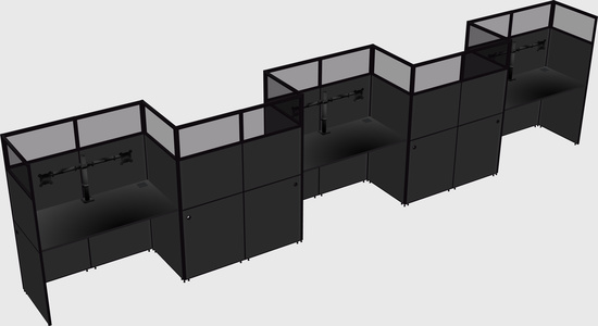 Cabines rectangulaires