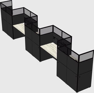 Rectangular cubicles