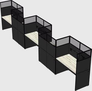 Rectangular cubicles