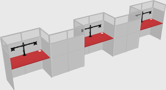 Rectangular cubicles