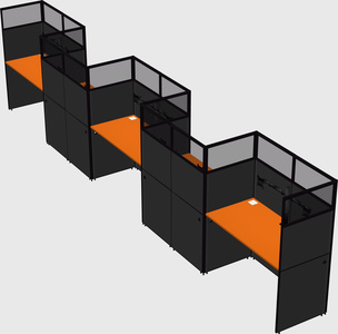Cabines rectangulaires