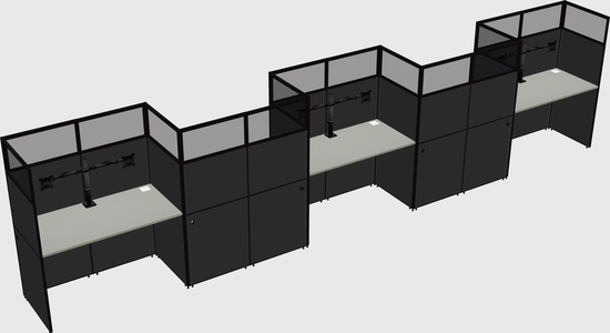 Cabines rectangulaires