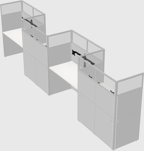 Rectangular cubicles