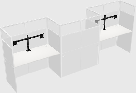 Cabines rectangulaires