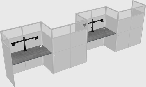 Rectangular cubicles