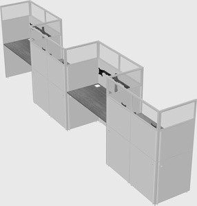 Rectangular cubicles