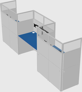 Rectangular cubicles