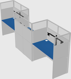 Rectangular cubicles