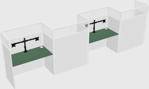 Rectangular cubicles