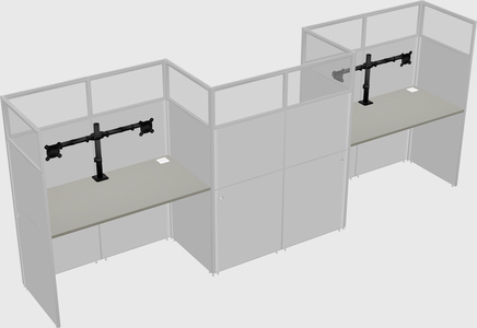 Rectangular cubicles