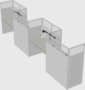 Rectangular cubicles
