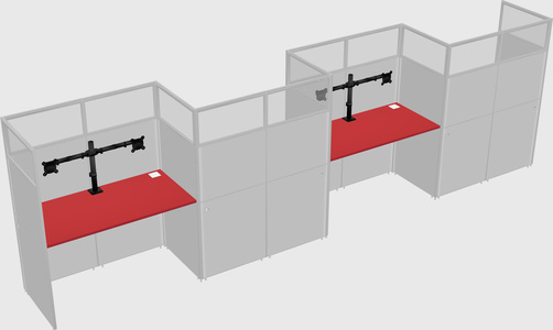 Rectangular cubicles