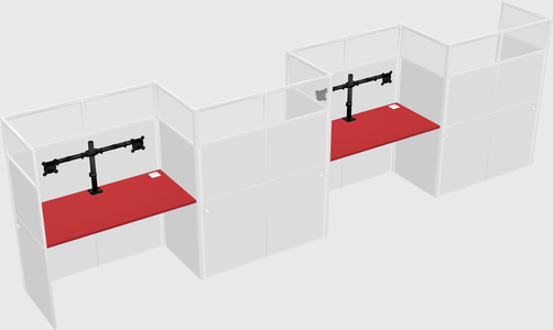 Rectangular cubicles