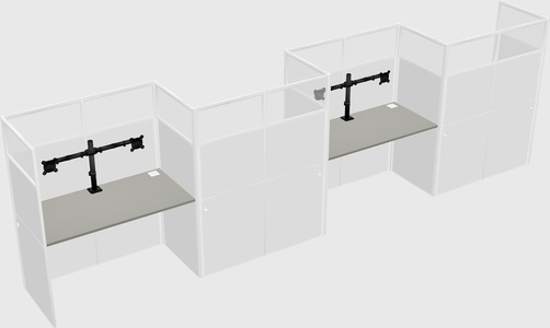 Rectangular cubicles
