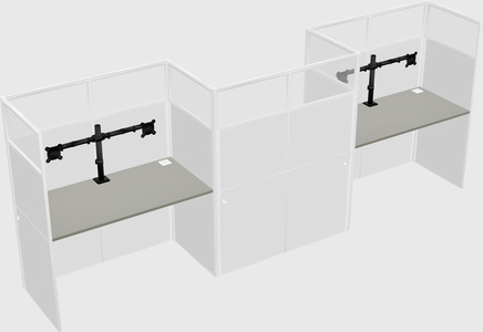 Rectangular cubicles