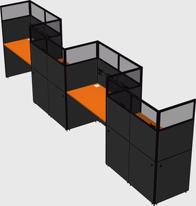Rectangular cubicles