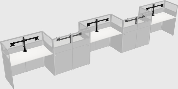 Rectangular cubicles