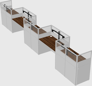 Rectangular cubicles