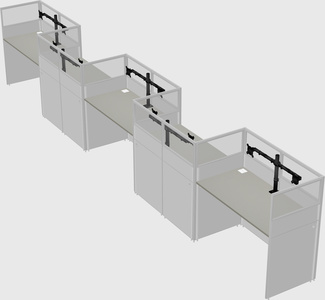Rectangular cubicles