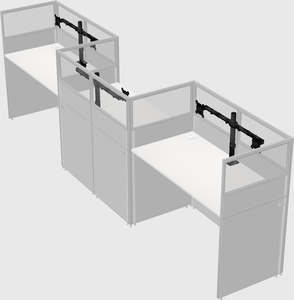 Rectangular cubicles