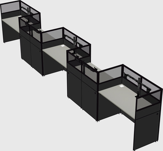 Rectangular cubicles