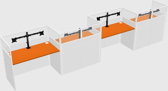 Rectangular cubicles