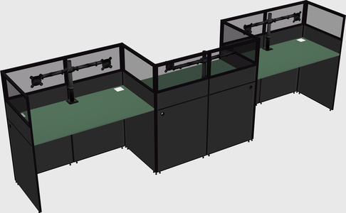 Rectangular cubicles
